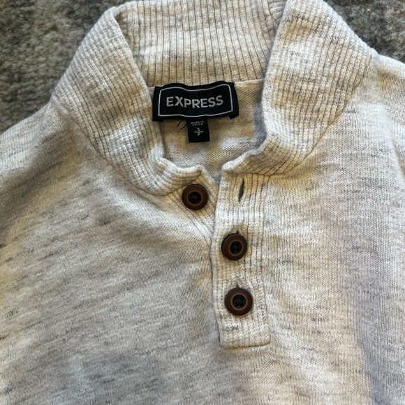 Men’s size small white Express long sleeve - Picture 1 of 4